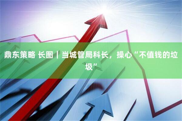 鼎东策略 长图｜当城管局科长，操心“不值钱的垃圾”